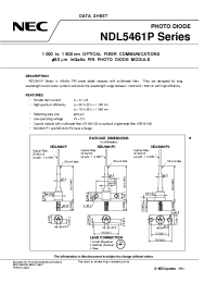 Datasheet NDL5530C manufacturer NEC